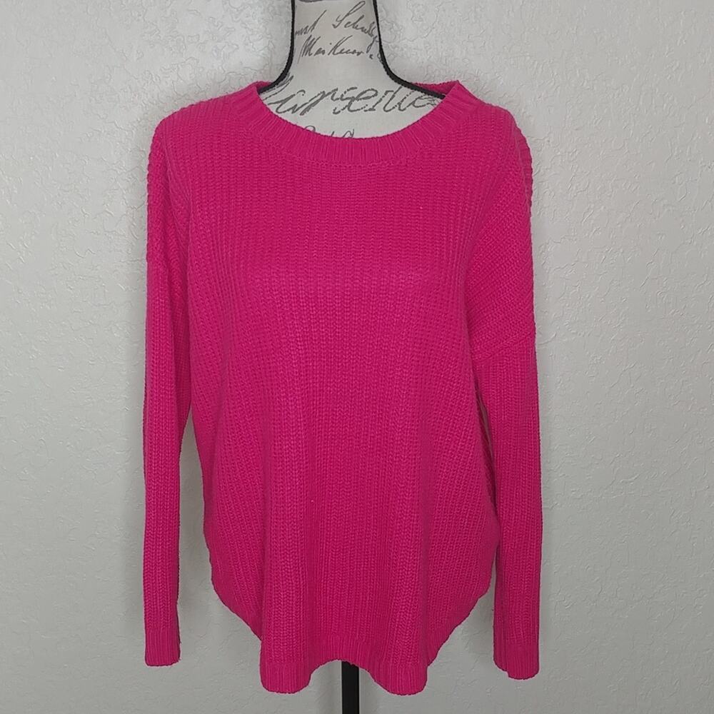 So Crew Neck Sweater Pink Size XL